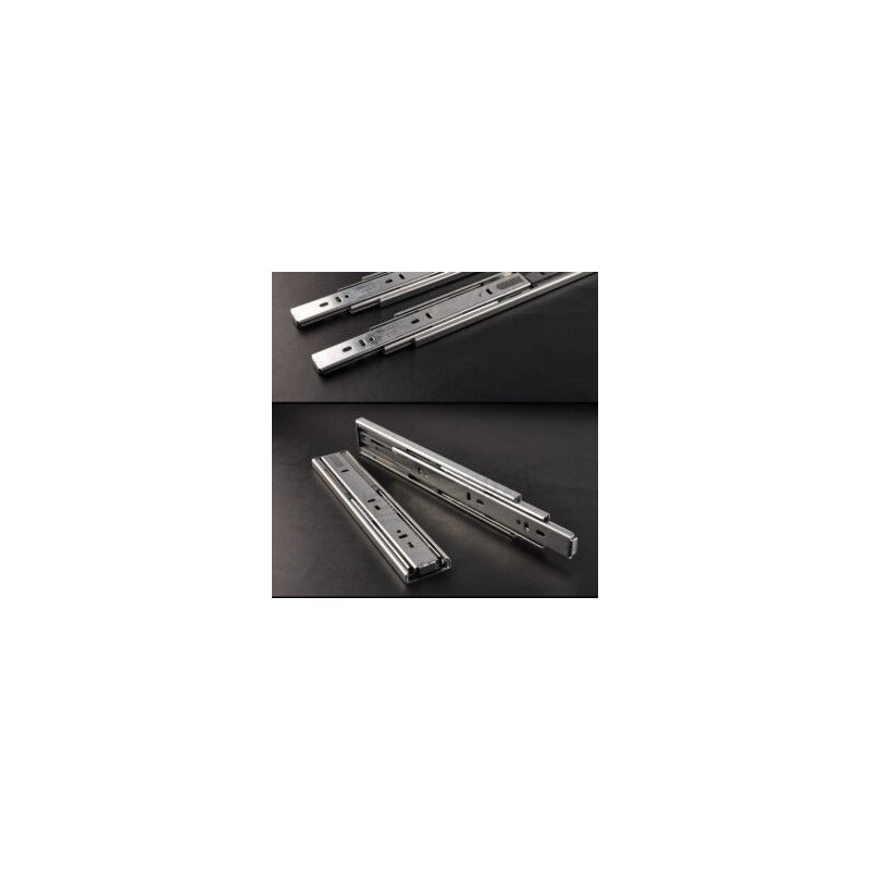 778-0024 35/L500MM CORREDERA EXTENSION CIERRE SUAVE ZINC