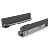 058-0083  CORREDERA OCULTA SLIM BOX 500MM GRIS H180MM