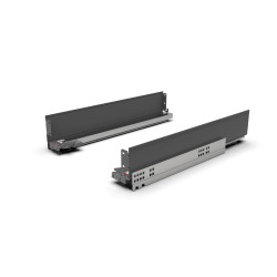 058-0083  CORREDERA OCULTA SLIM BOX 500MM GRIS H180MM