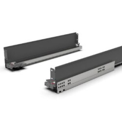 058-0076  CORREDERA OCULTA SLIM BOX 500MM BLANCA H63MM