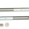 067-7955     Corredera Puerta Oculta Lateral 4680 2 Bisagras y 2 Baleros 450 mm