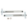 067-7955     Corredera Puerta Oculta Lateral 4680 2 Bisagras y 2 Baleros 450 mm