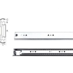 067-0044 Corredera de Extensión Trabajo Pesado 100kgs largo 450mm