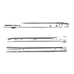 058-0116       Corredera de Cajón Tipo Europea Blanca 550mm