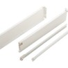 058-0030 Corredera para Cajón Altura 86mm 450mm Blanco