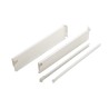 058-0030 Corredera para Cajón Altura 86mm 450mm Blanco