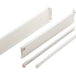 058-0036 Corredera para Cajón Blanco altura 118mms altura 450mm largo