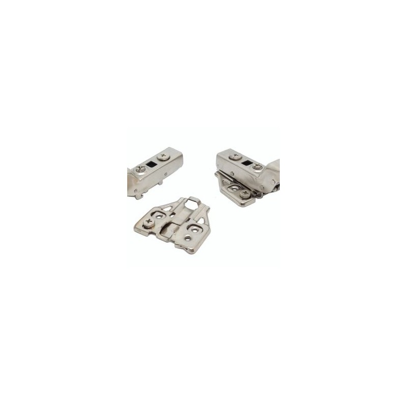079-8839        Bisagra Europea 110° Cobertura Interior, Cierre Suave, Clip ON y 3 Ajustes