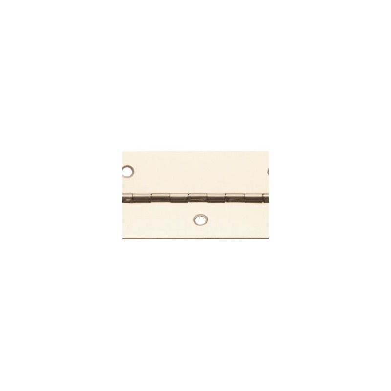 079-3532         Bisagra de Piano Cromo 32mm * 3 mts. de Largo
