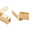 079-0148 Bisagra para Vidrio Cromo Brillante