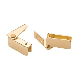 079-0148 Bisagra para Vidrio Cromo Brillante