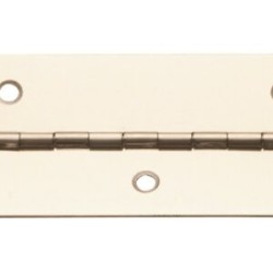 079-3533         Bisagra de Piano Cromo 38mm * 3 mts. de Largo