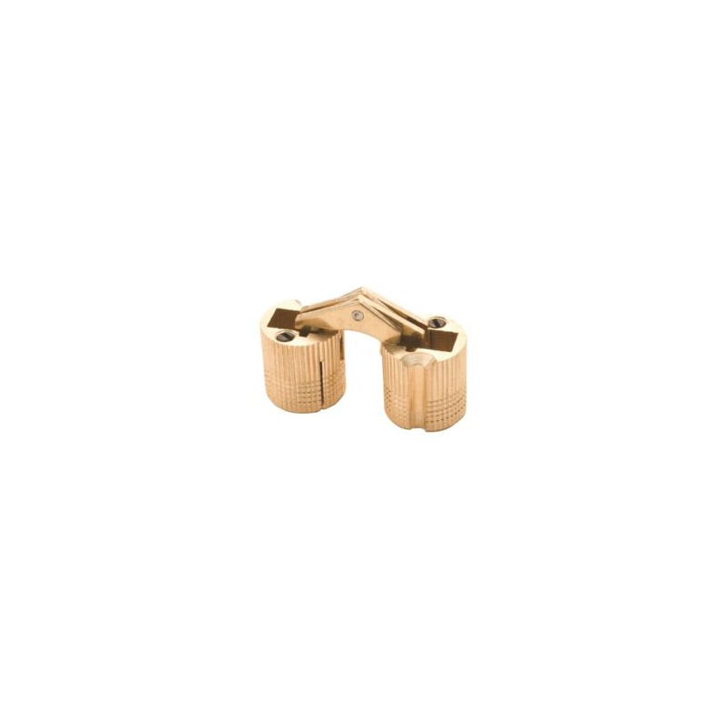 080-0068     Bisagra de Montaje Oculto 16.4mm Latón Brillante