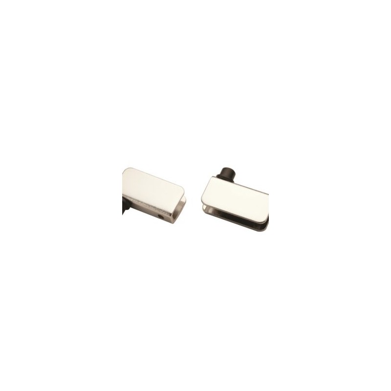 079-0489 Bisagra para Vidrio tornillo fierro latón