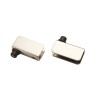 079-0489 Bisagra para Vidrio tornillo fierro latón