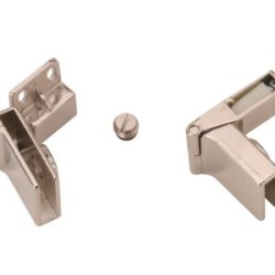079-0159 Bisagra para Puerta de Cristal Cromada