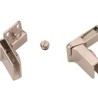 079-0159 Bisagra para Puerta de Cristal Cromada