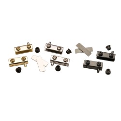 079-0008 Bisagra para Vidrio Cromada