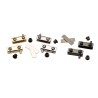 079-0008 Bisagra para Vidrio Cromada