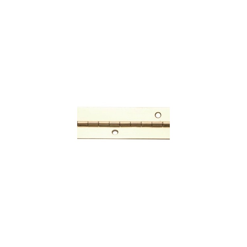 079-3501     Bisagra de Piano Latonada 25mm * 2mts. de Largo