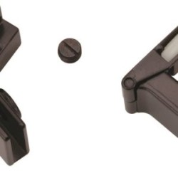 079-0157 Bisagra para Puerta de Cristal Negra