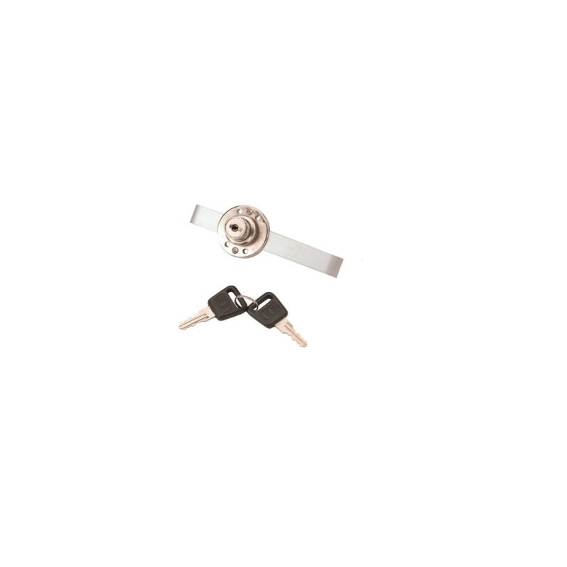 079-0230    Cerradura para 2 Cajones Cromo