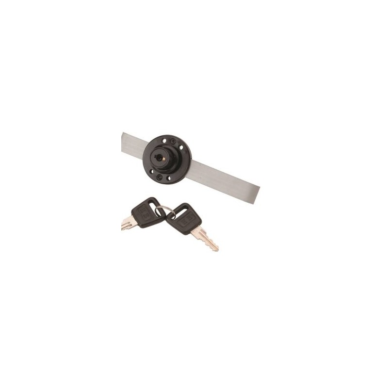 079-0229    Cerradura para 2 Cajones Negro