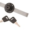 079-0229    Cerradura para 2 Cajones Negro