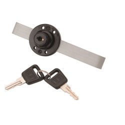 079-0229    Cerradura para 2 Cajones Negro