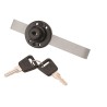 079-0229    Cerradura para 2 Cajones Negro