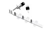 079-0034        Sistema Cerradura Frontal Múltiple para 3 Cajones de Altura Variable Cromo 120cms