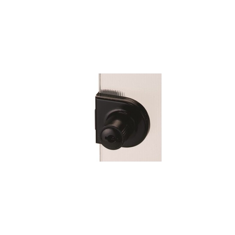 079-0368        Cerradura para Vidrio Negra
