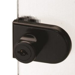 079-0371         Cerradura para Vidrio Negra